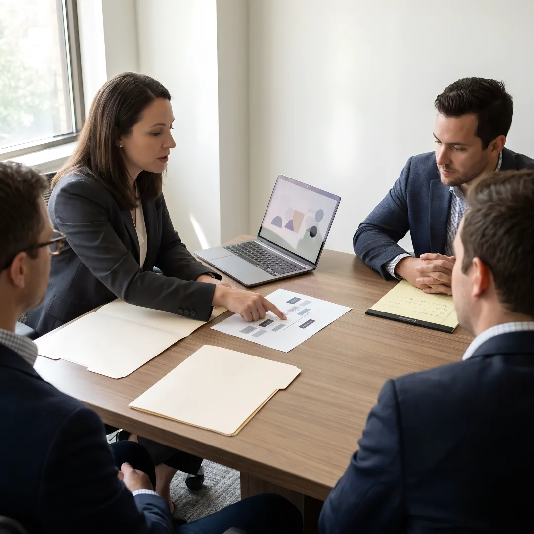 Attorney guiding founders through company formation steps