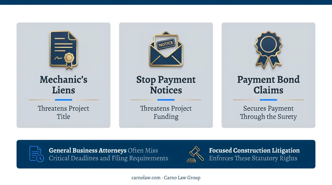 5-step process for resolving a construction contract dispute in California
