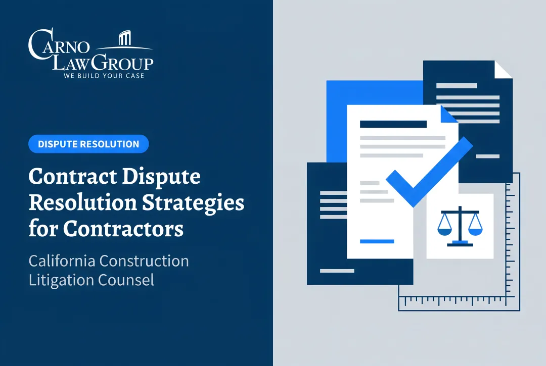 Contract Dispute Resolution Strategies for Contractors