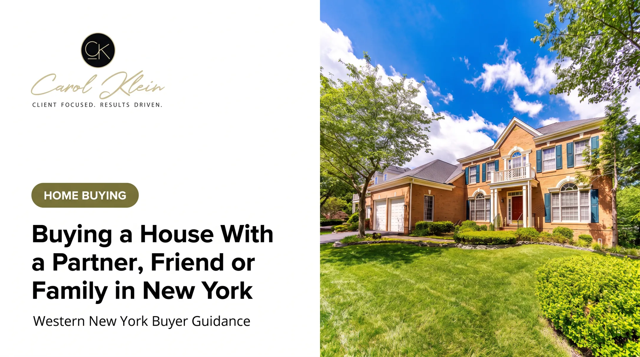 Buying a House With a Partner, Friend or Family in New York