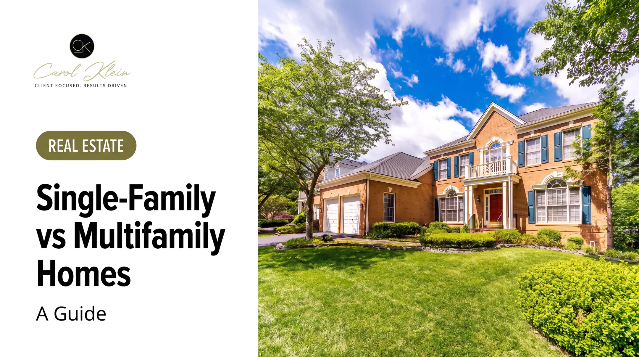 Single-Family vs Multifamily Homes: A Guide