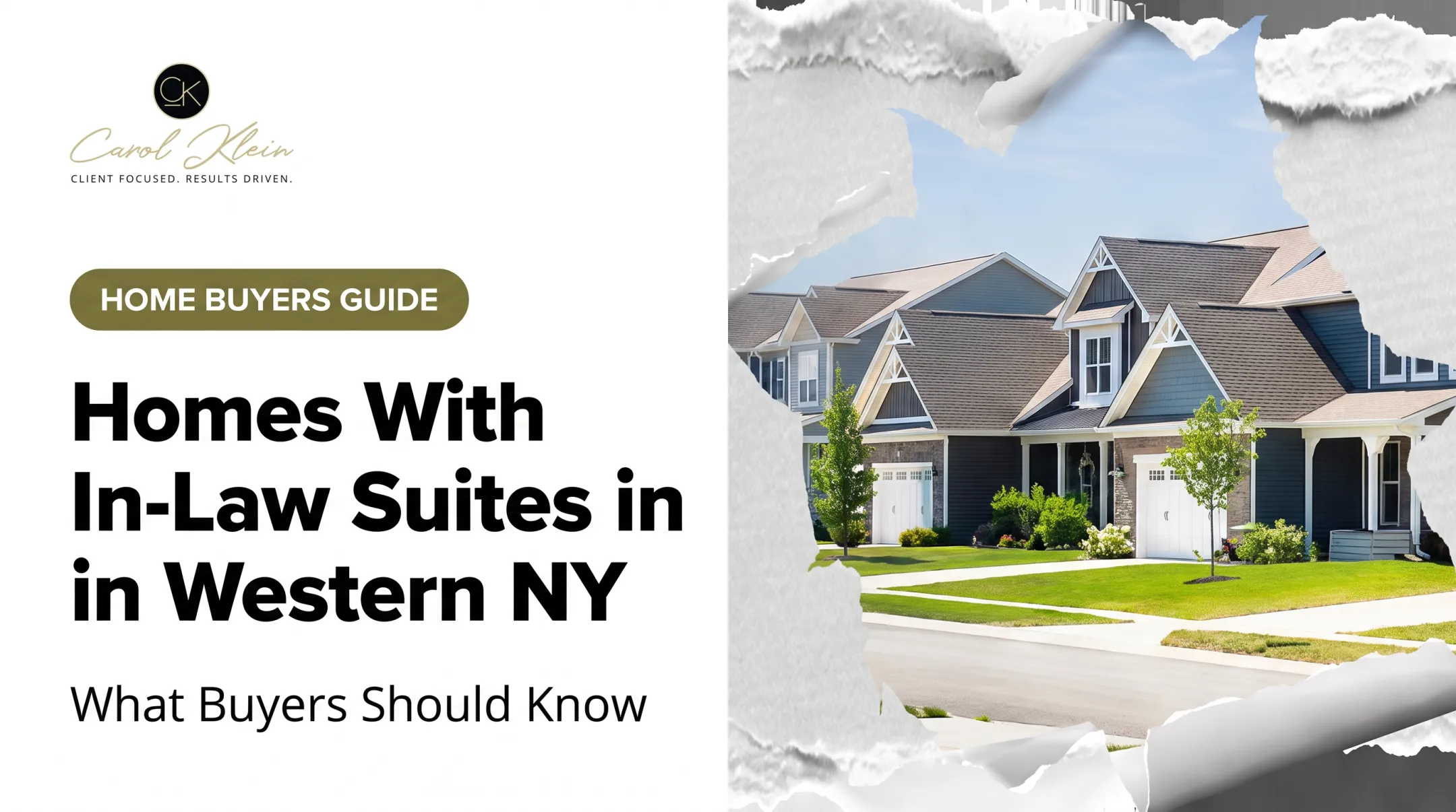 Homes With In-Law Suites in Western NY: What Buyers Should Know