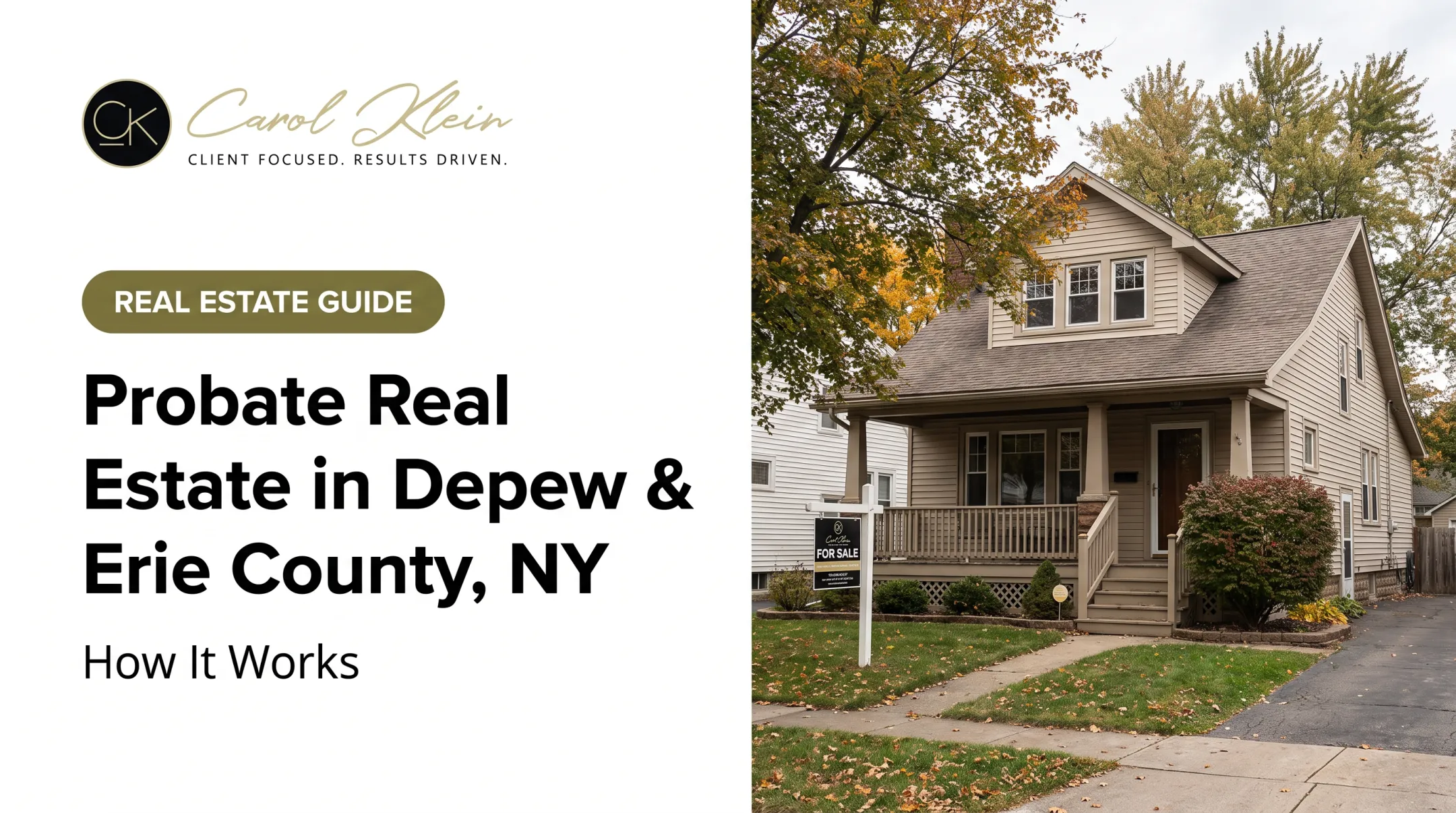 Probate Real Estate in Depew & Erie County, NY: How It Works