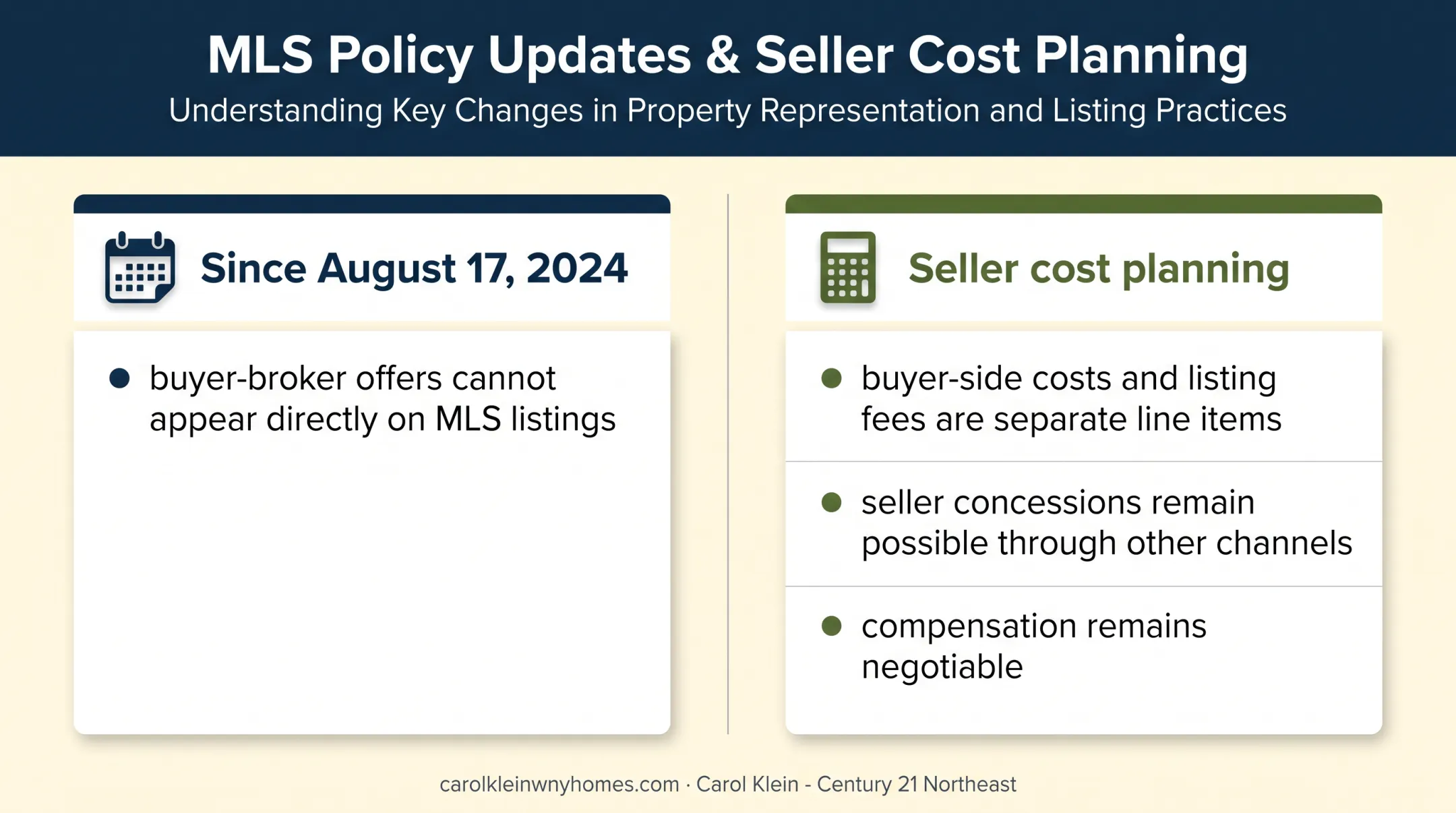 NAR settlement changes to buyer broker compensation and seller costs