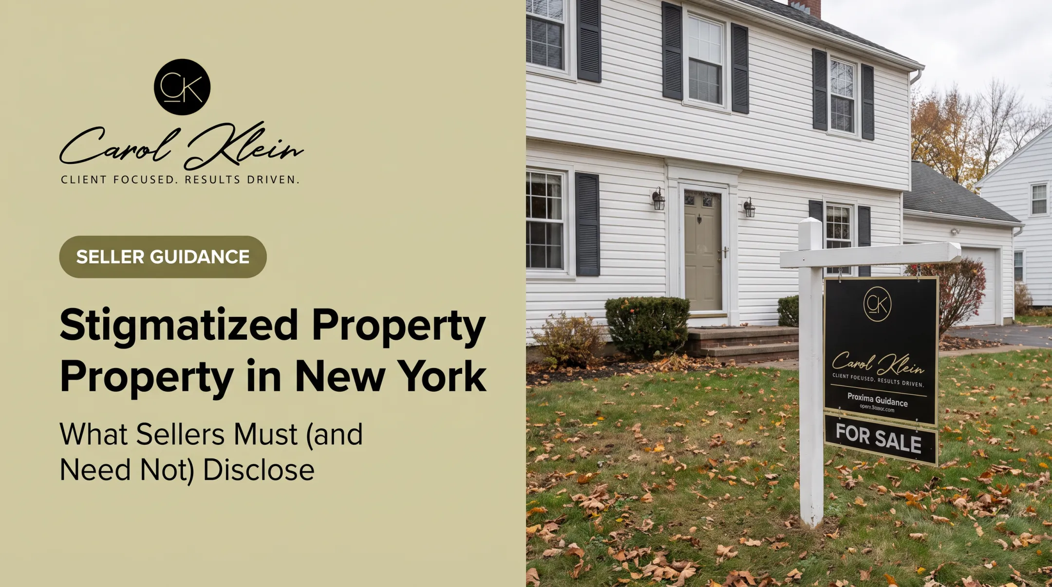 Stigmatized Property in New York: What Sellers Must (and Need Not) Disclose