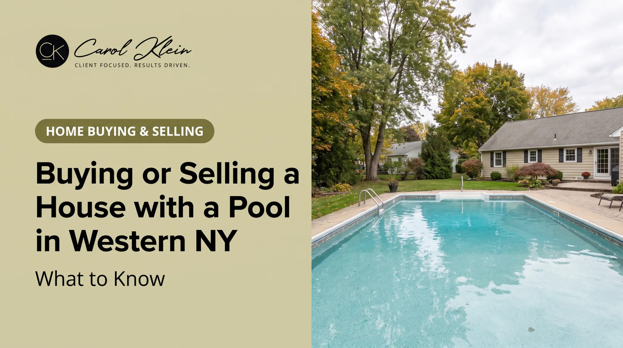 Buying or Selling a House with a Pool in Western NY: What to Know