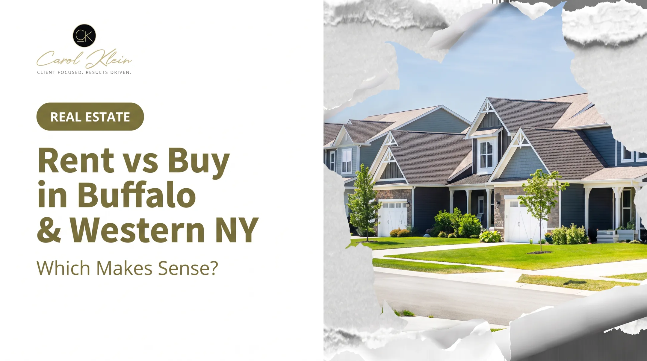 Rent vs Buy in Buffalo & Western NY: Which Makes Sense?
