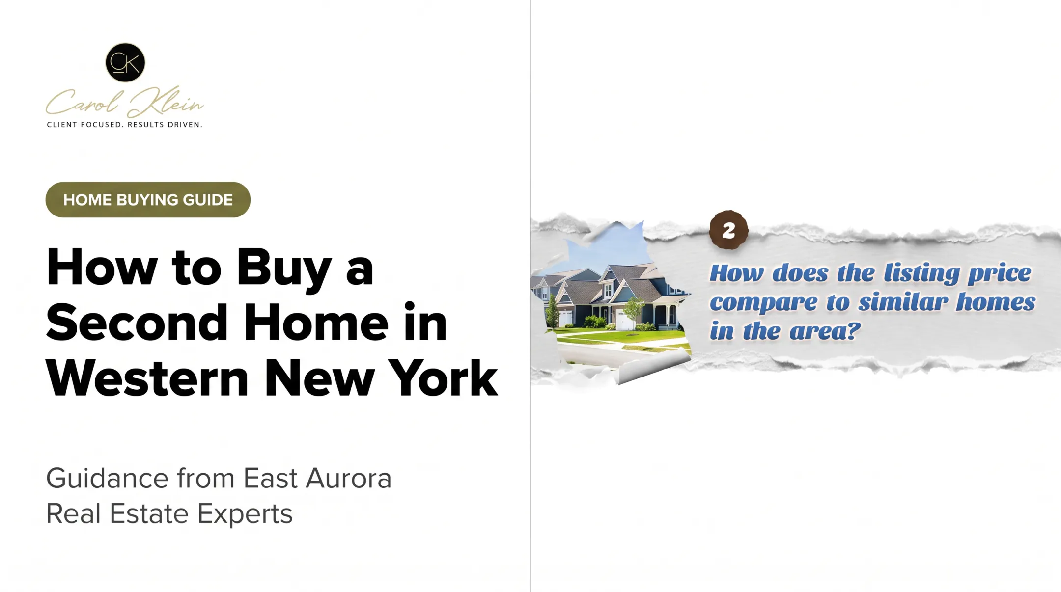 How to Buy a Second Home in Western New York