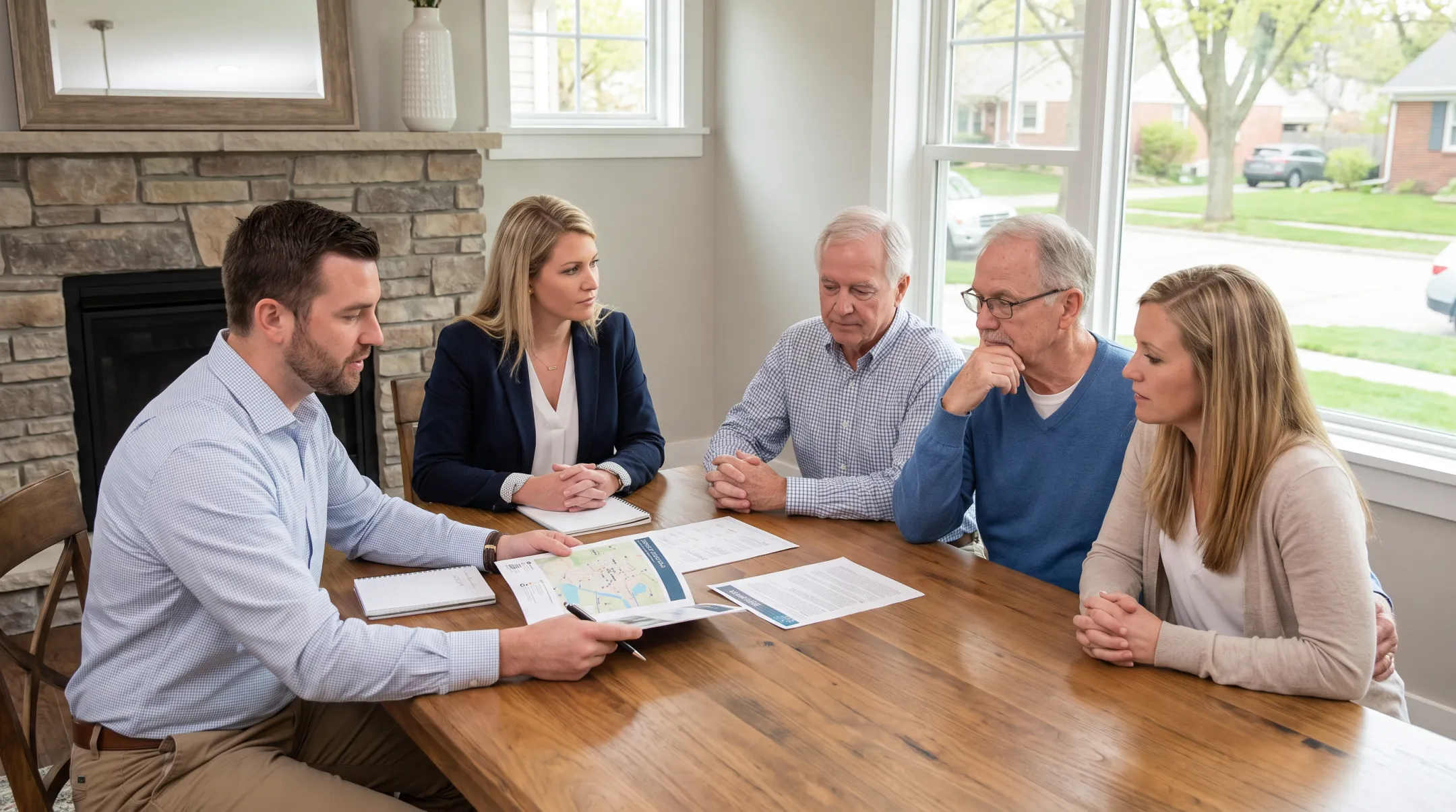 Western New York real estate team advising family home sellers