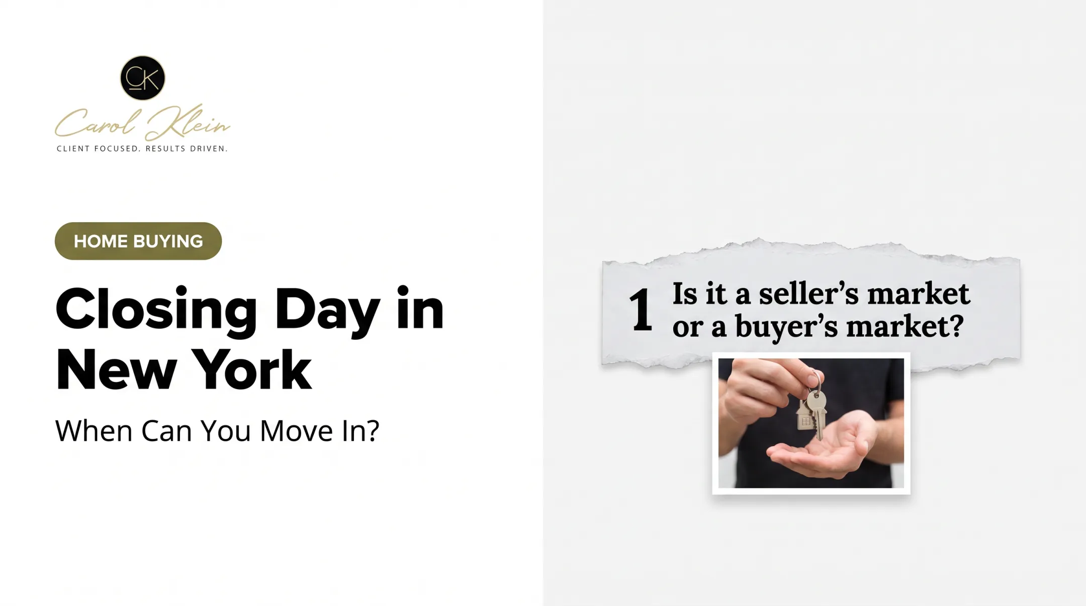 Closing Day in New York: When Can You Move In?