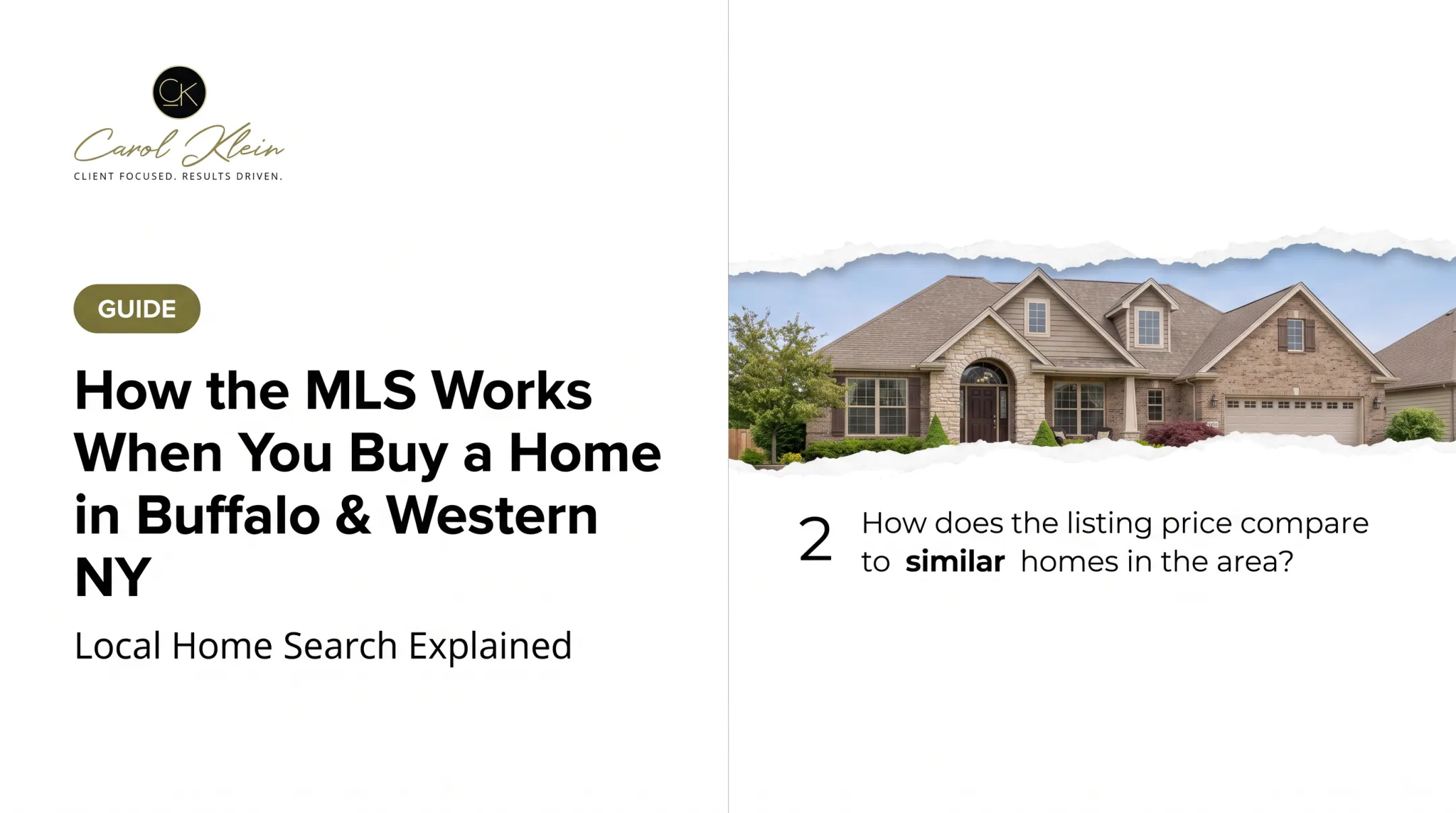 How the MLS Works When You Buy a Home in Buffalo & Western NY