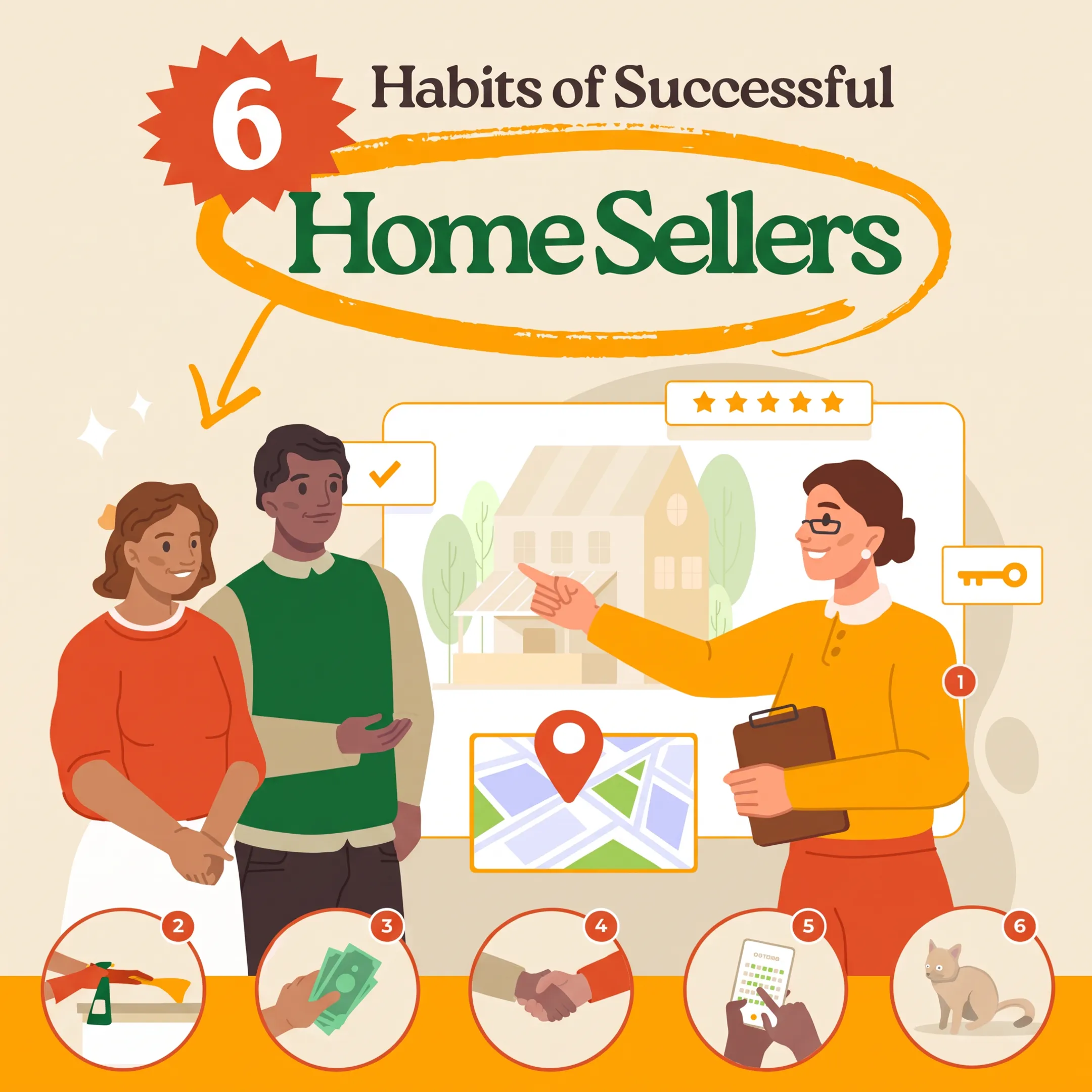 Agent explaining short sale documents to a homeowner