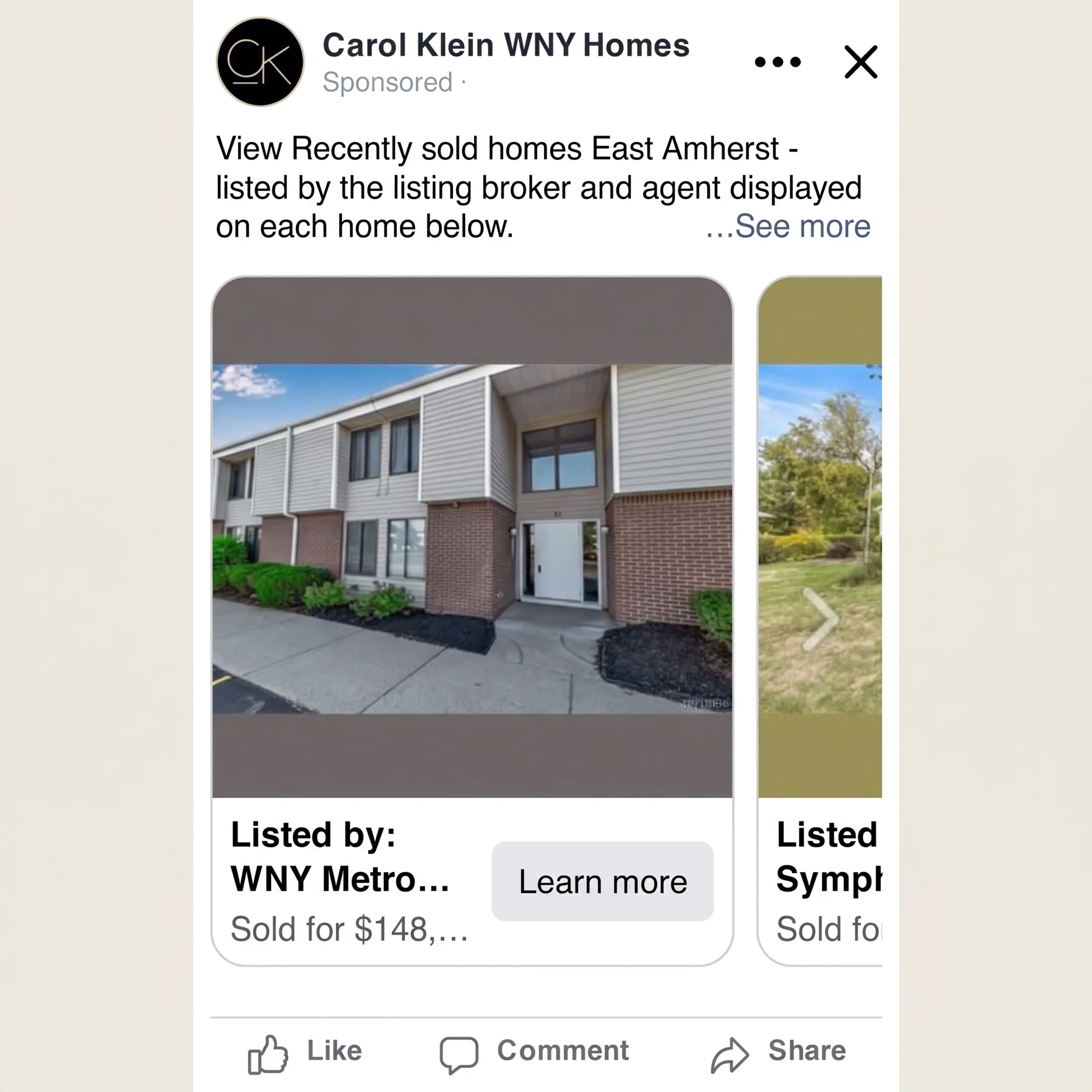 Realtor presenting home valuation and market information to a client