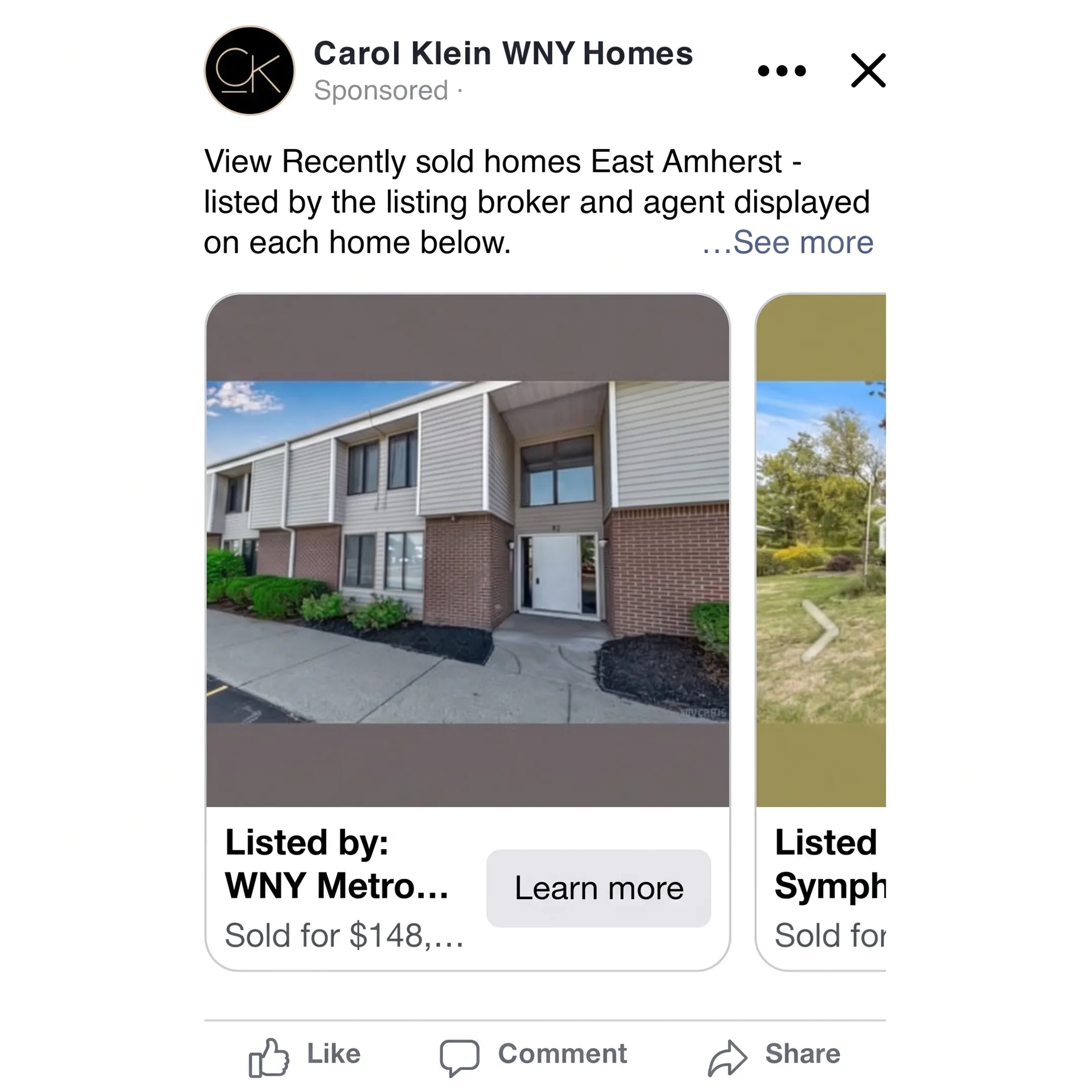 Real estate team reviewing a market analysis with a homeowner