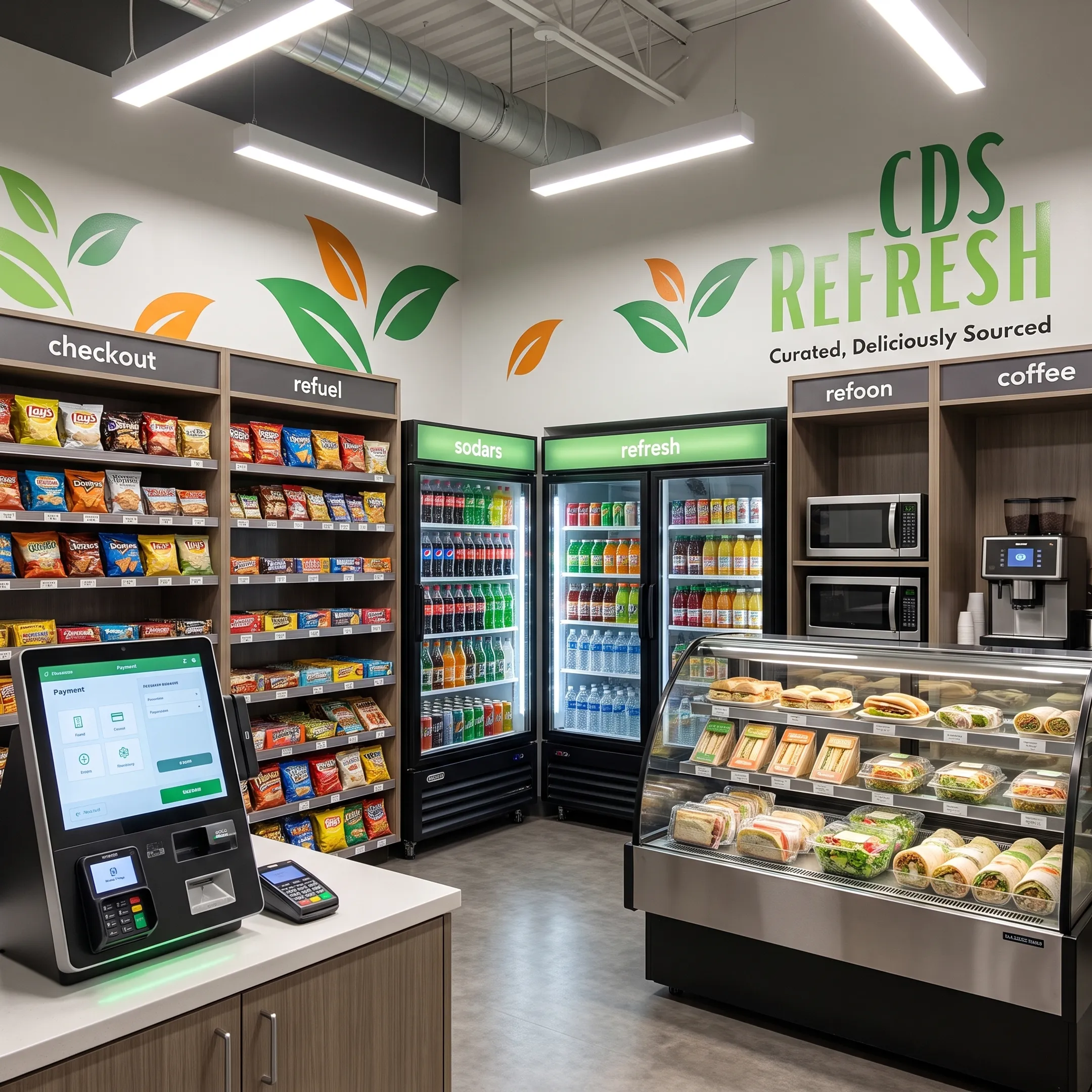 Self-Serve Micro-Markets and Office Pantry