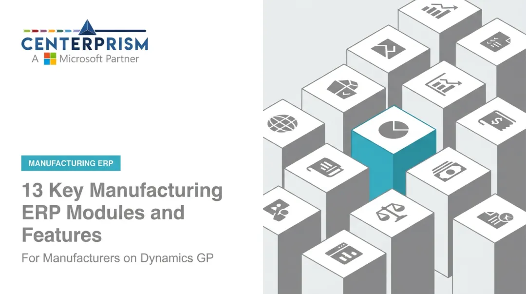 13 Key Manufacturing ERP Modules and Features