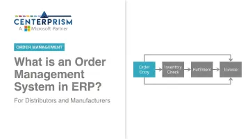 What is an Order Management System in ERP?