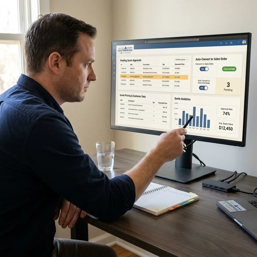 ERP Quoting Software — Auto Convert Quotes to Sales Orders