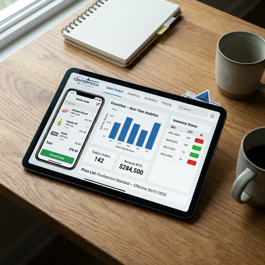 Best Foodservice Distribution Software — Mobile Ordering & Sales