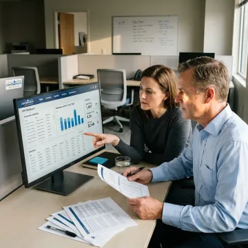 Manufacturing ERP dashboard and production workflow