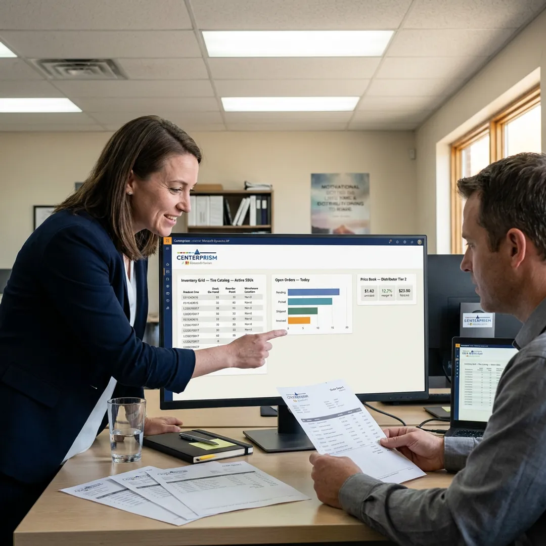 Wholesale Tire Software — Order Management & Distribution