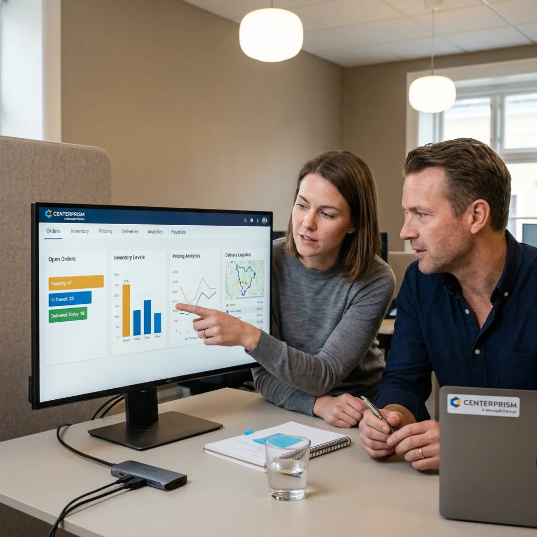 Fuel distribution ERP dashboard