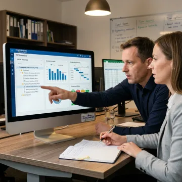 Bill of materials management software dashboard