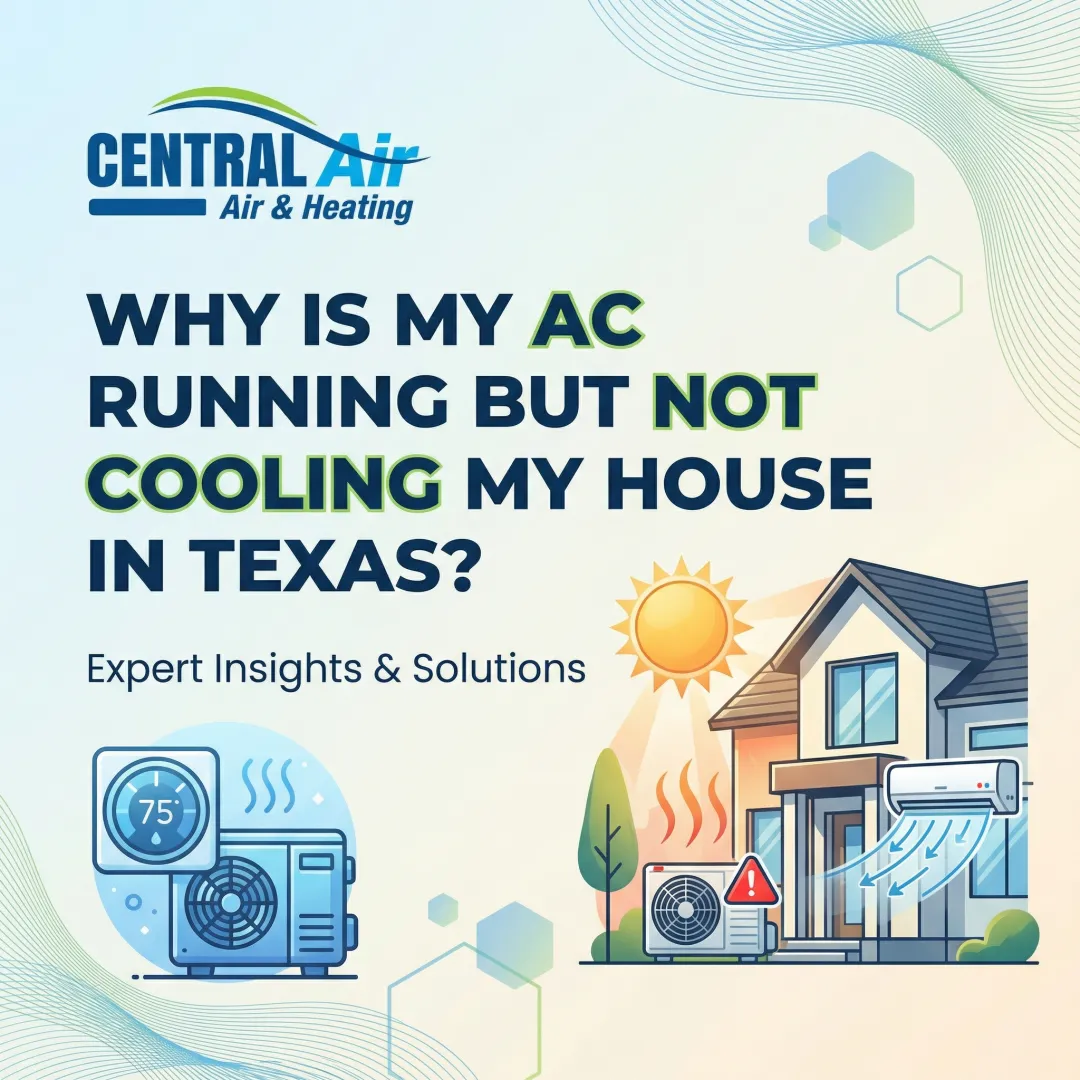 Why Is My AC Running But Not Cooling My House in Texas?