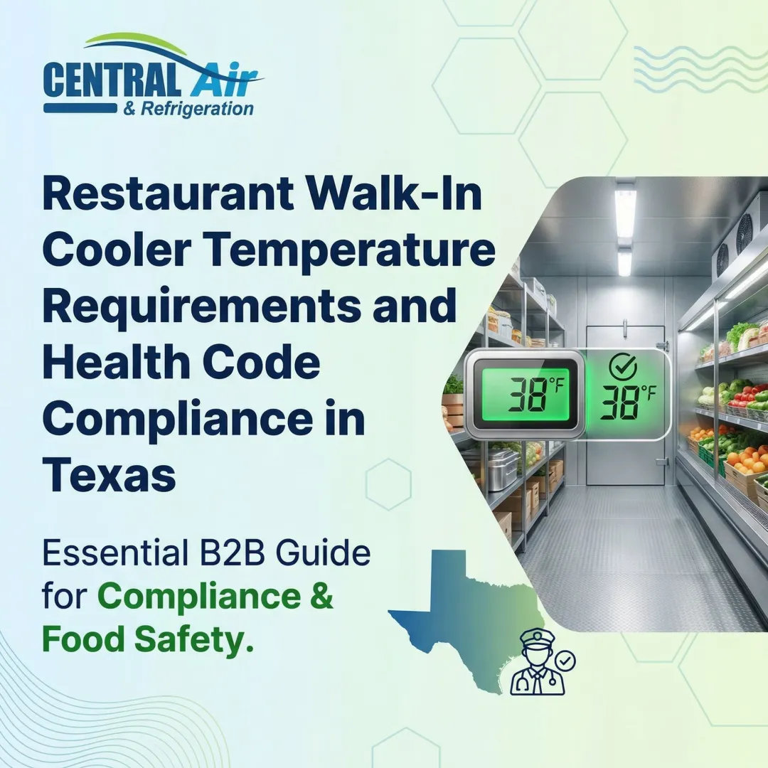 Restaurant Walk-In Cooler Temperature Requirements and Health Code Compliance in Texas