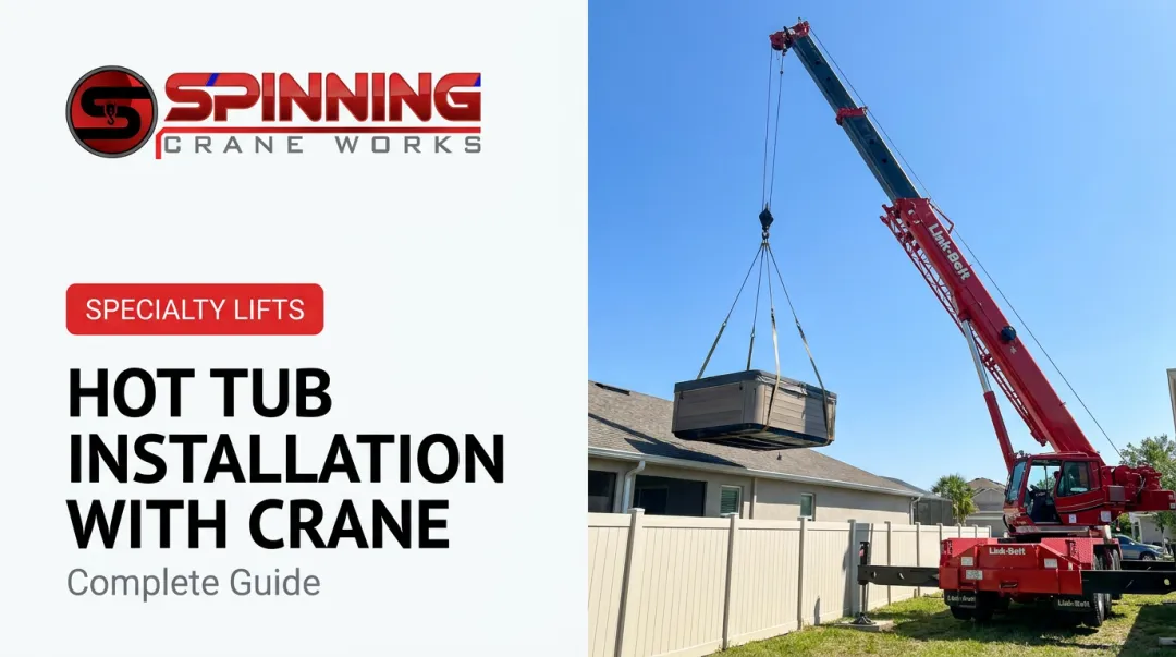 Hot Tub Installation with Crane: Complete Guide