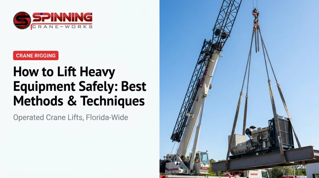How to Lift Heavy Equipment Safely: Best Methods & Techniques