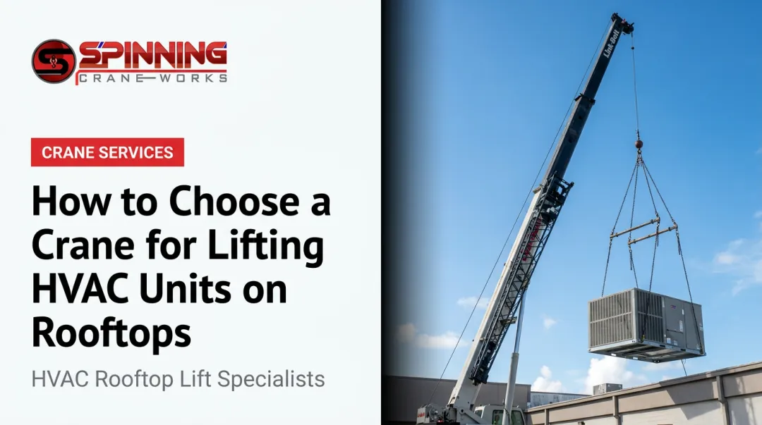 How to Choose a Crane for Lifting HVAC Units on Rooftops