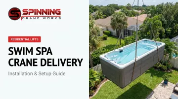 Swim Spa Crane Delivery: Installation &amp; Setup Guide