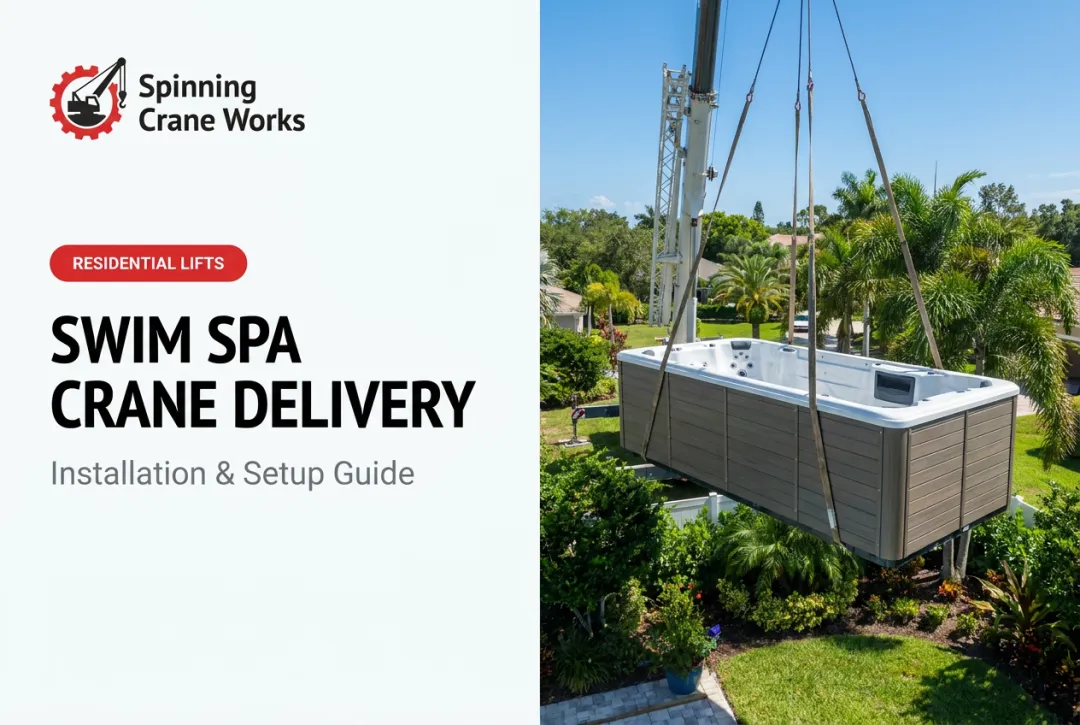 Swim Spa Crane Delivery: Installation & Setup Guide