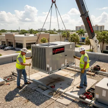 Boom crane lifting equipment in Fort Myers
