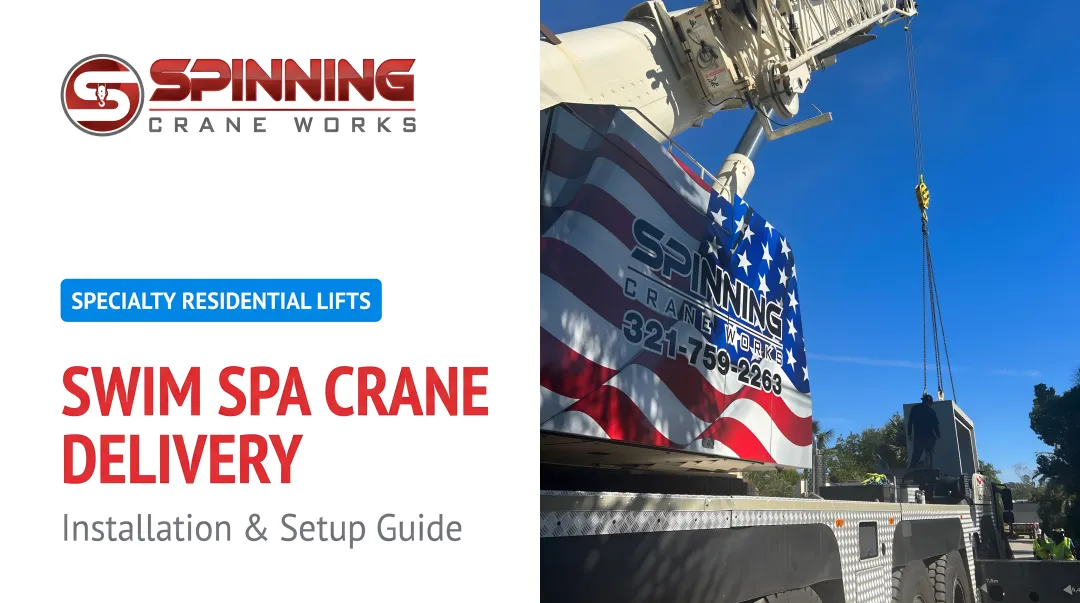 Swim Spa Crane Delivery: Installation &amp; Setup Guide