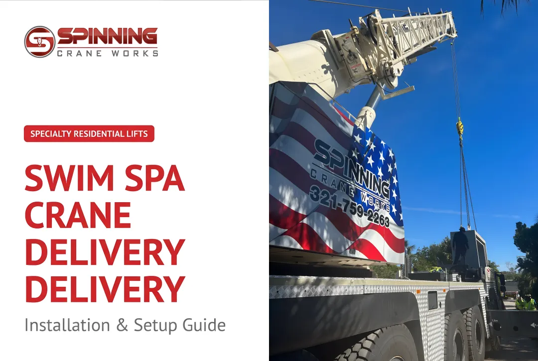 Swim Spa Crane Delivery: Installation & Setup Guide