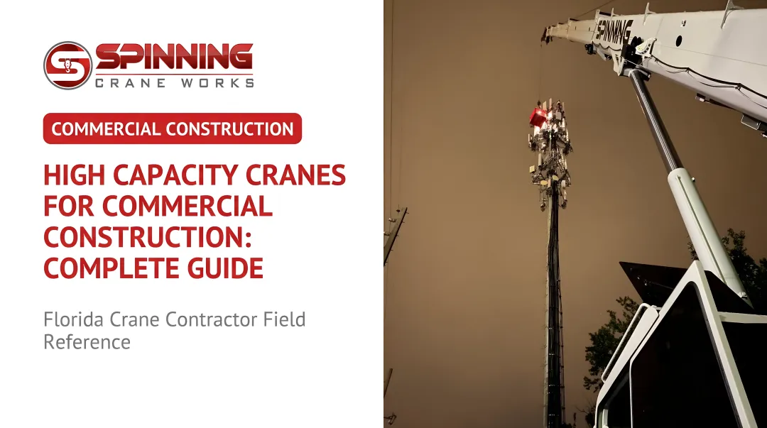 High Capacity Cranes for Commercial Construction: Complete Guide