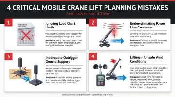 Four critical mobile crane lift planning mistakes and how to avoid them