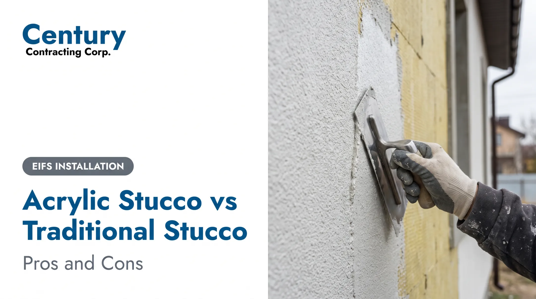 Acrylic Stucco vs Traditional Stucco: Pros and Cons