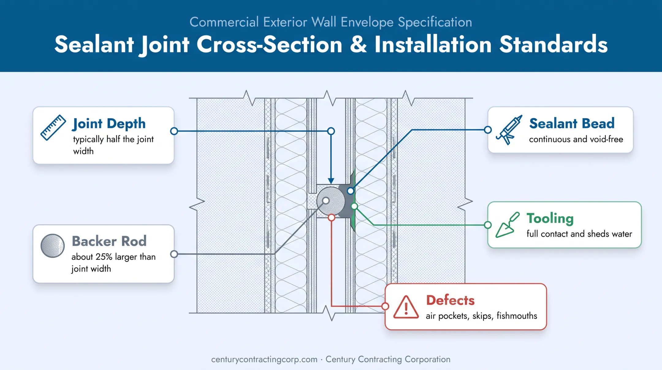 Proper EIFS and stucco sealant bead installation and tooling details