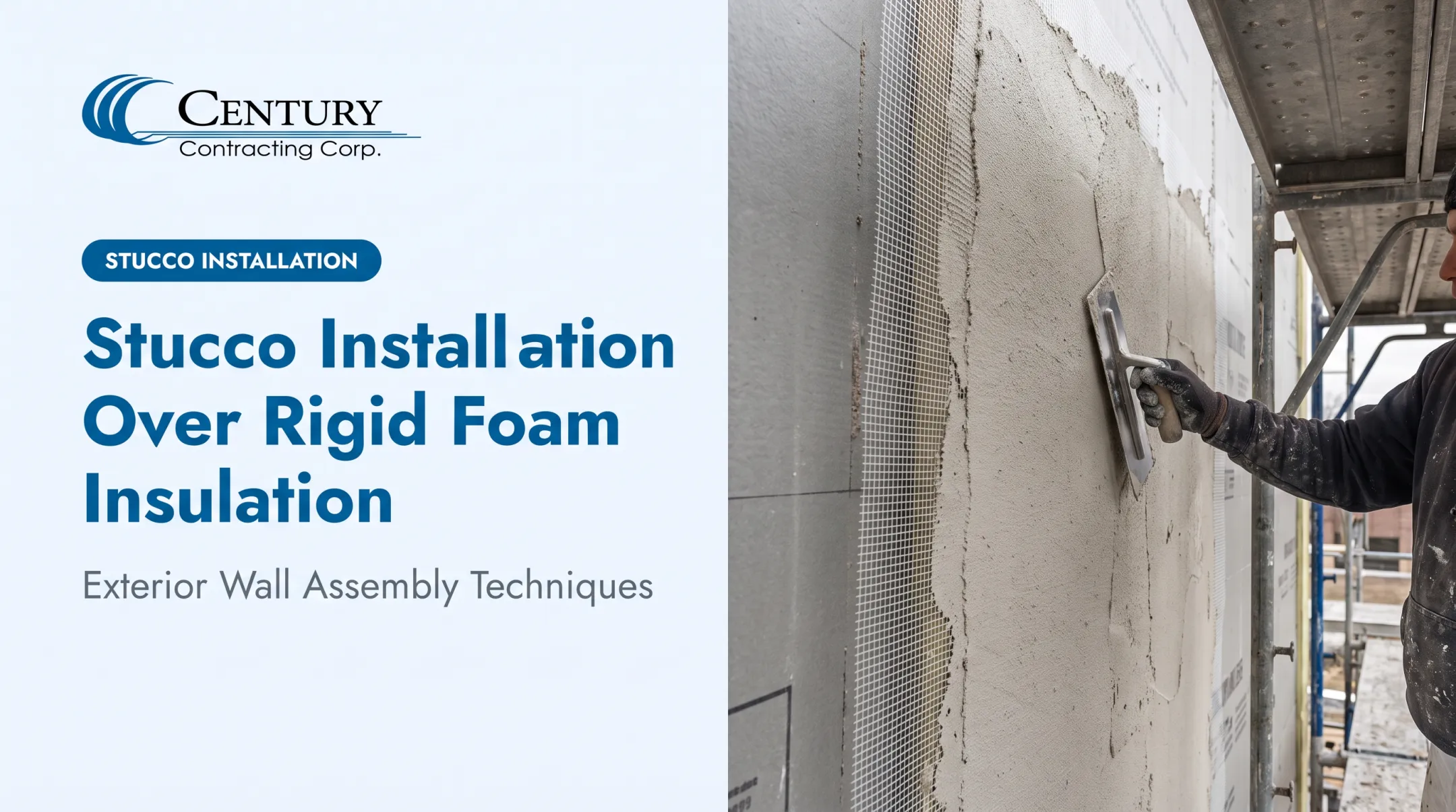 Stucco Installation Over Rigid Foam Insulation