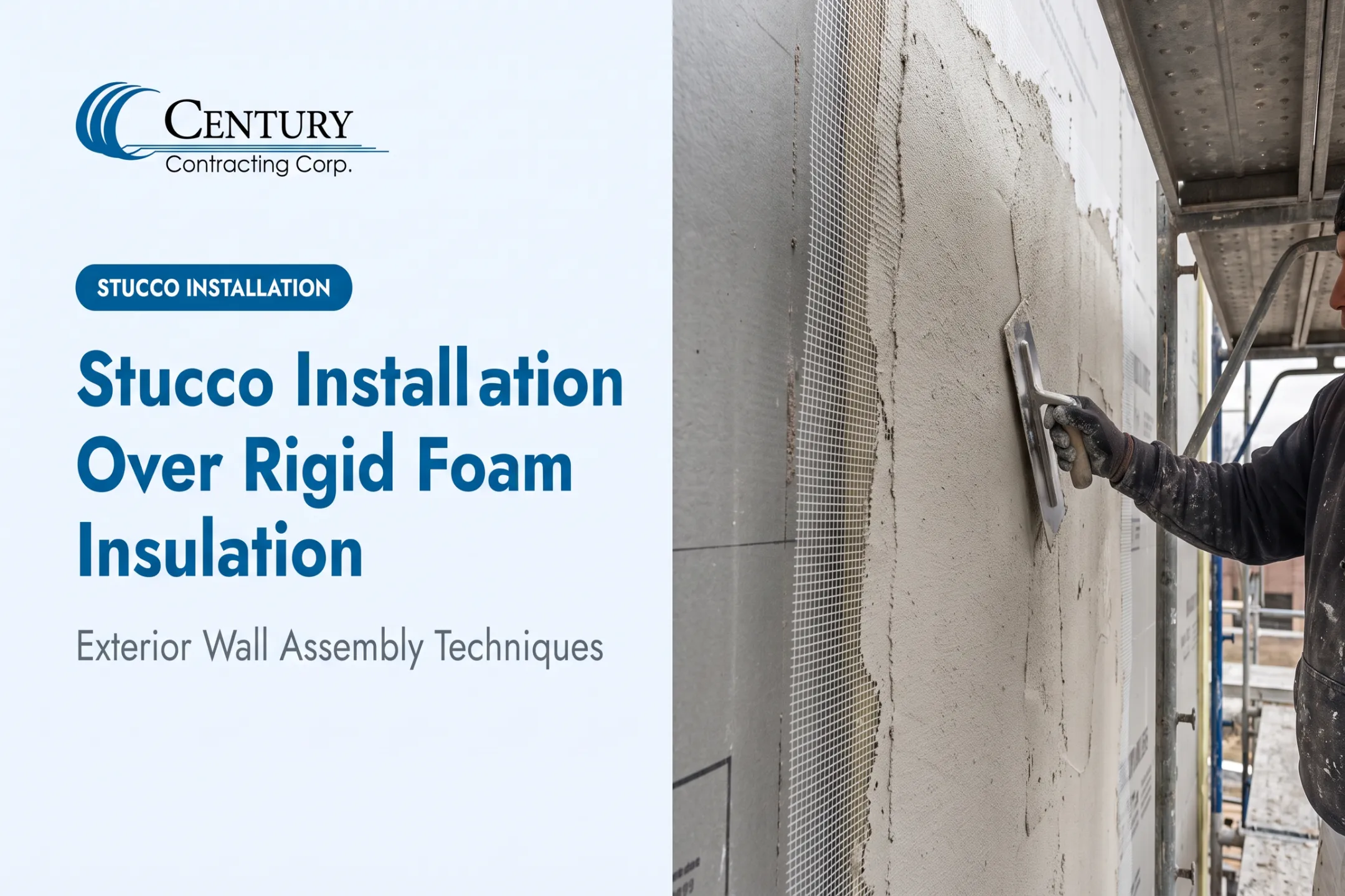 Stucco Installation Over Rigid Foam Insulation