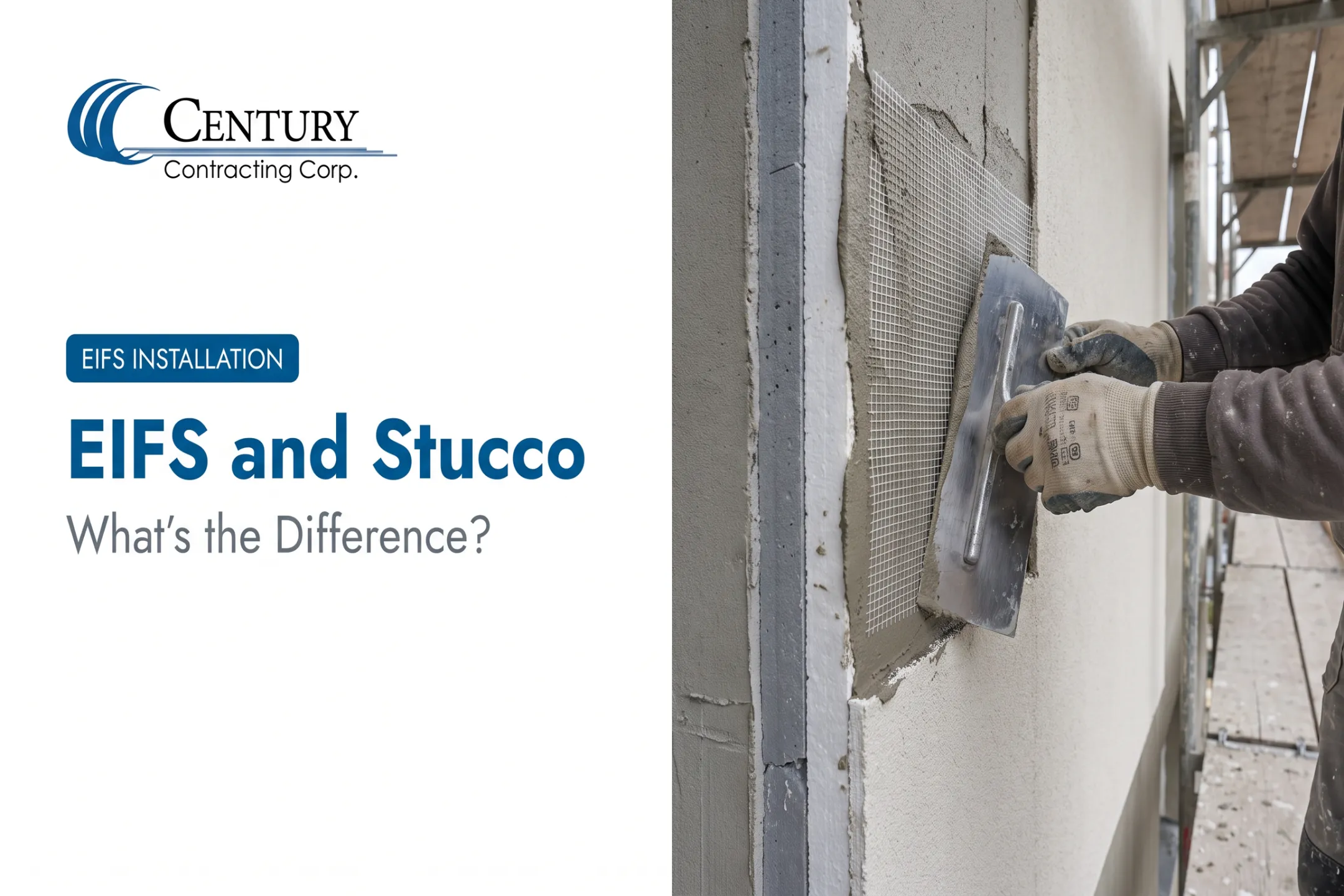 EIFS and Stucco: What's the Difference?