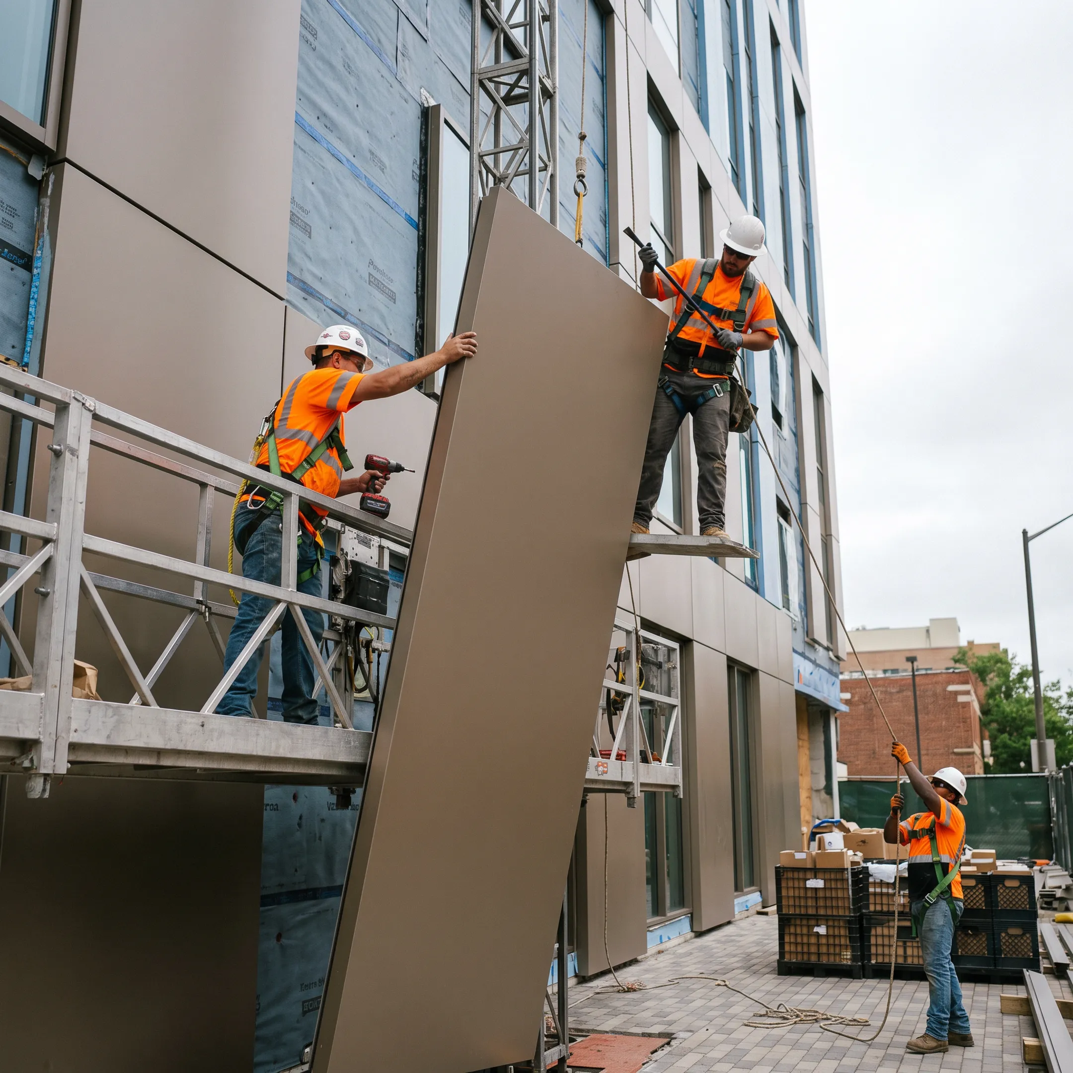 Prefabricated Modular Facade Panel Installation Services