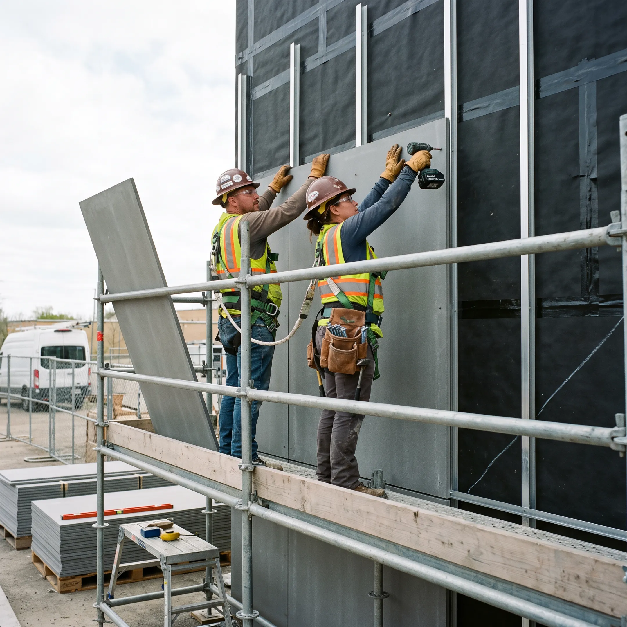 Fiber Cement Rainscreen Panel Installation Services