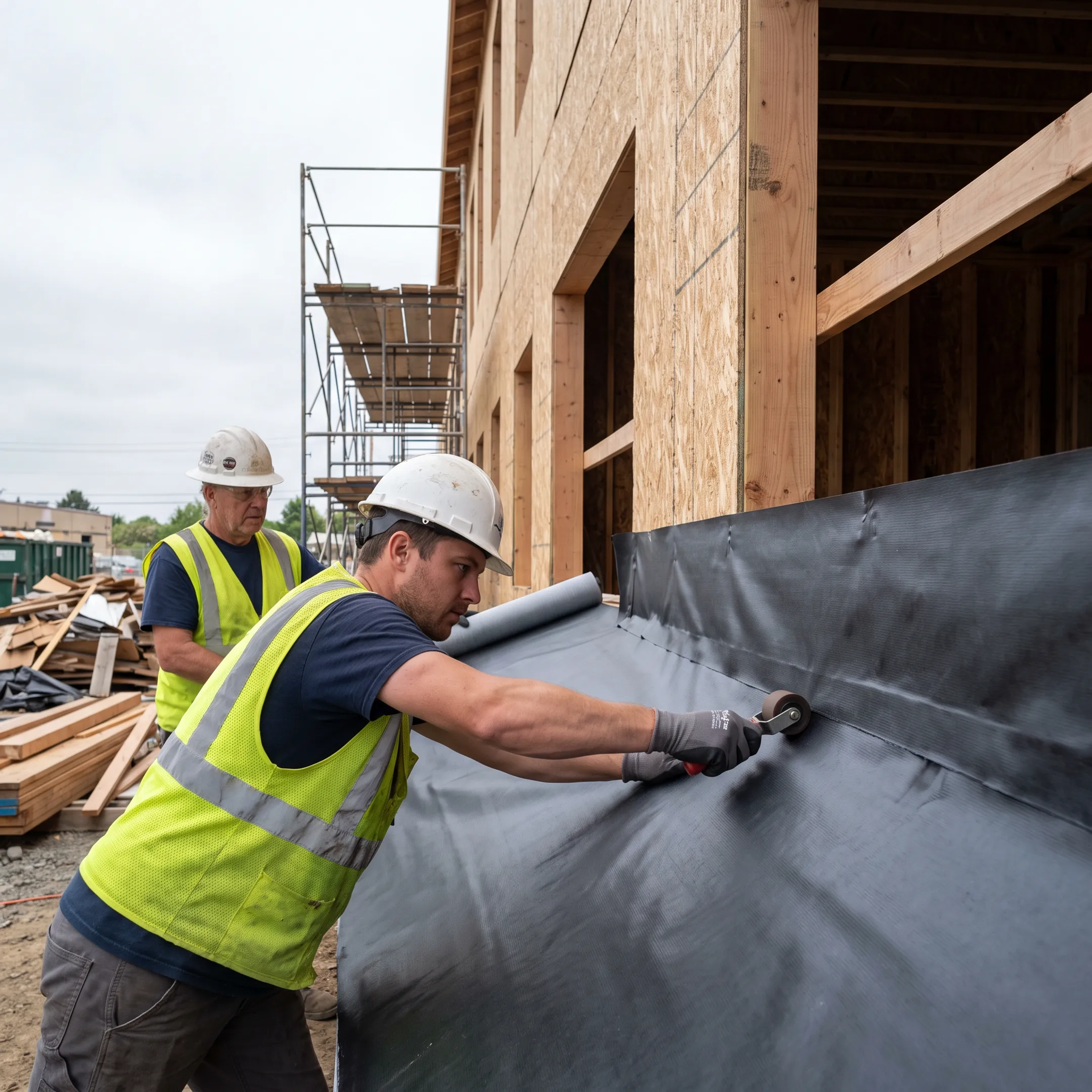 Self-Adhered Air and Vapor Barrier Installation Services