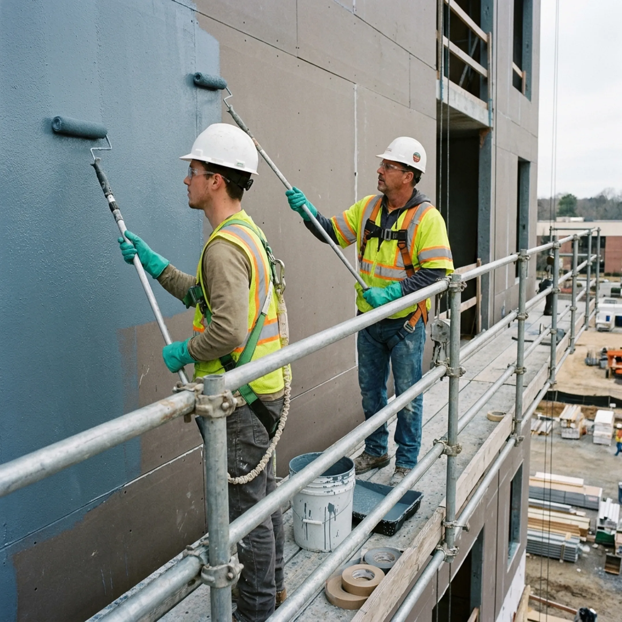 Fluid-Applied Air and Vapor Barrier Installation Contractors