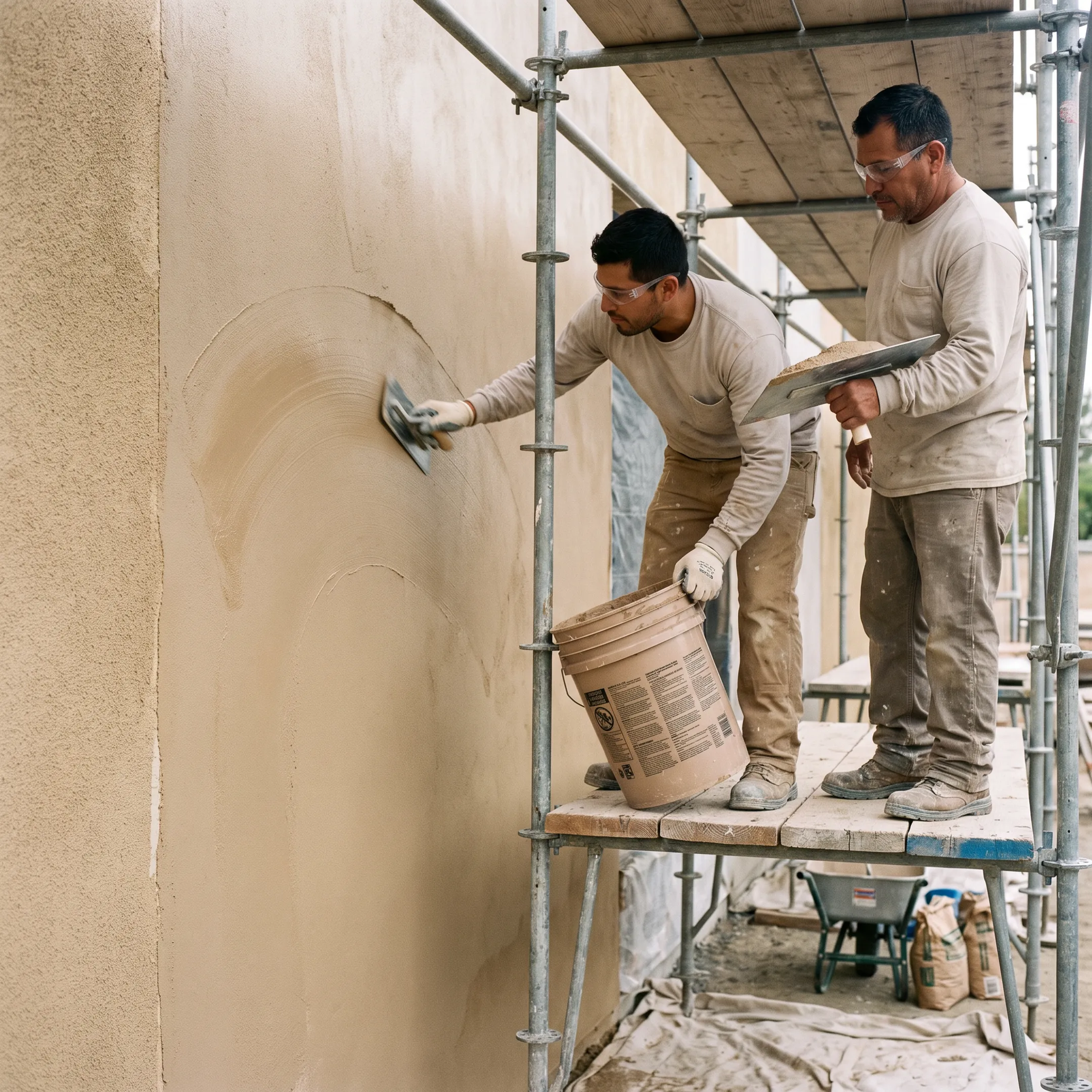 Stucco Color Coat Application Services