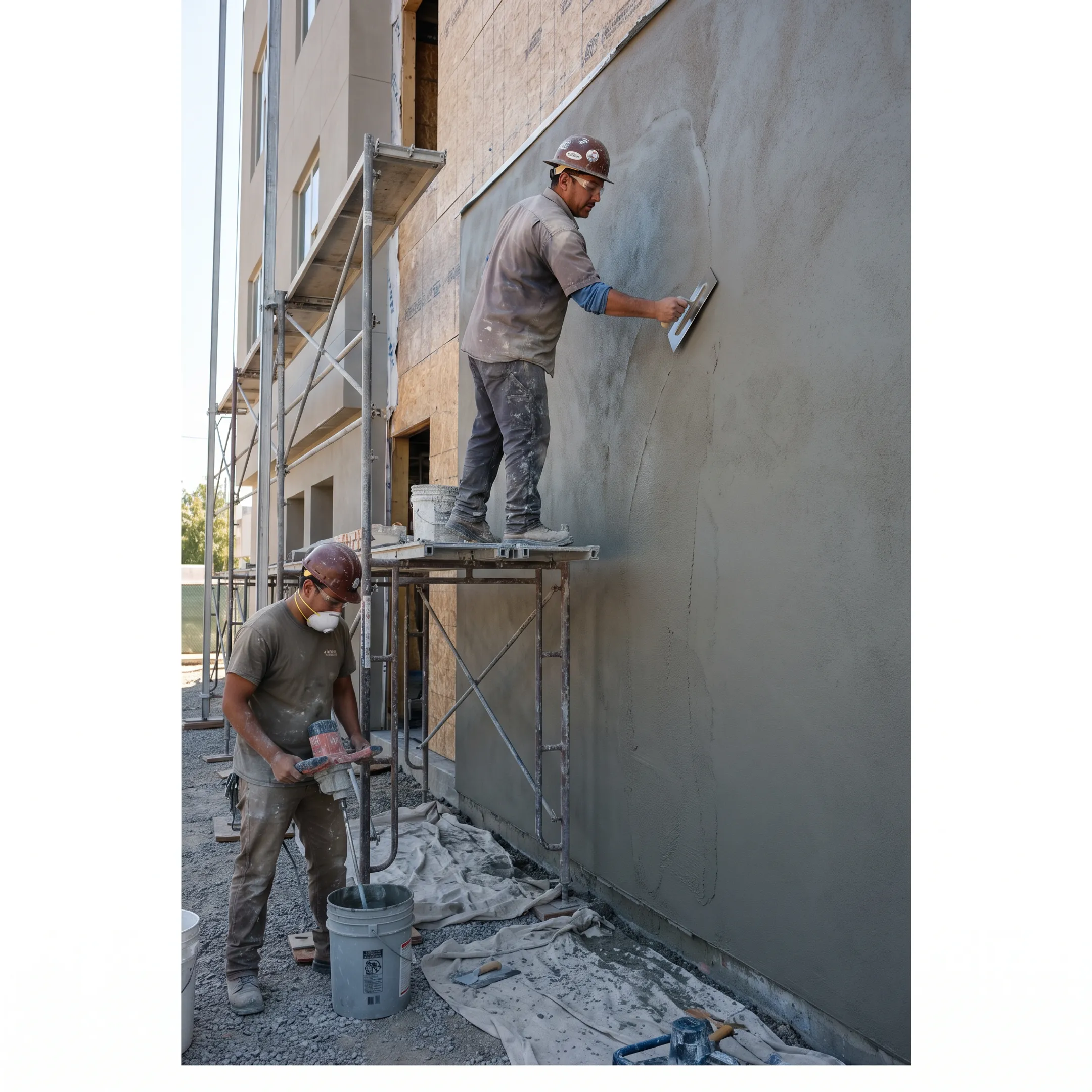 Stucco Render Finish Application Services